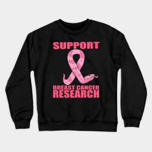 Support Breast Cancer Research, Copperhead Crewneck Sweatshirt